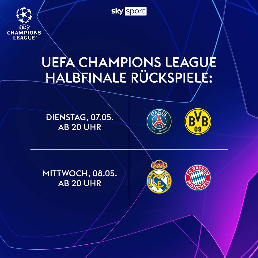 Die UEFA Champions League live streamen mit Sky X