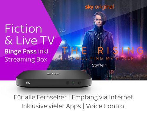 Fiction & Live TV mit Streaming Box