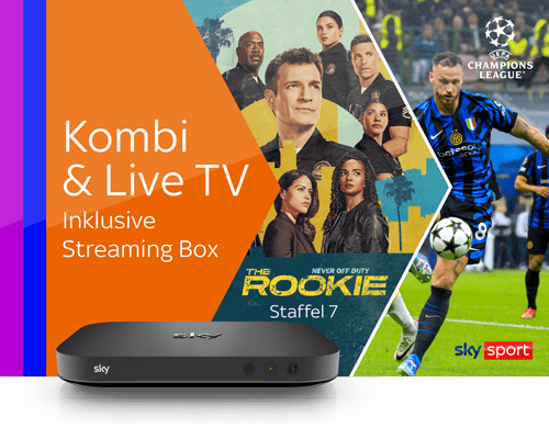 Kombi & Live TV + Streaming Box 