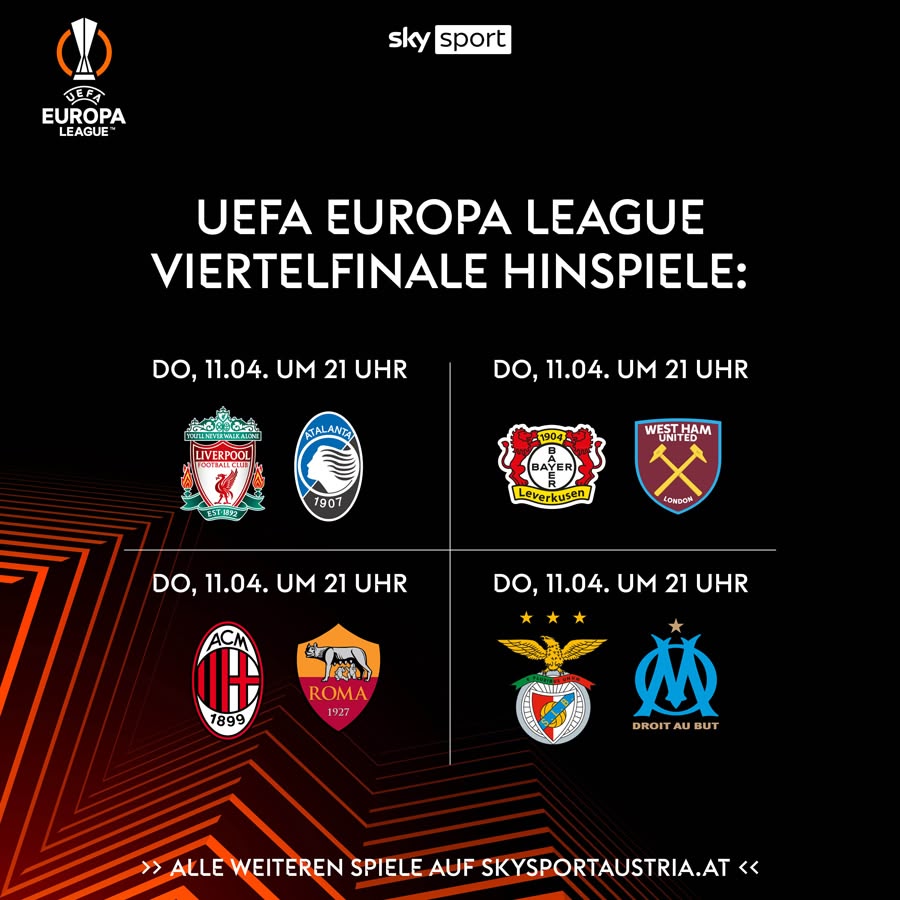 Europa League Live Stream » alle Spiele Sky X