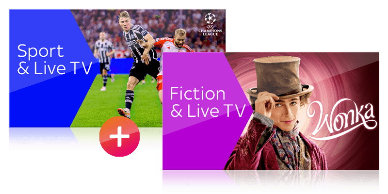 Kombi Ticket Sport, Fiction & Live