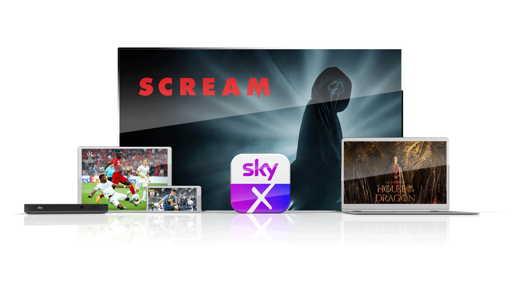 Sky X - bester Streaming Dienst auf allen Geräten