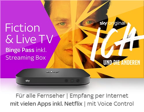 Mit der Sky X Streaming Box online streamen - Monatlich kündbar | Sky X
